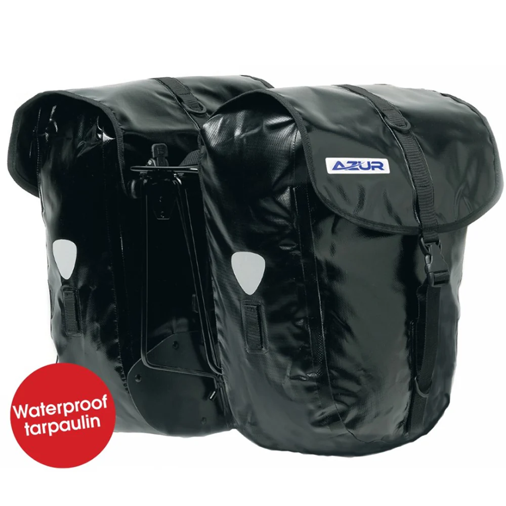 Azur Tarpaulin Pannier Set