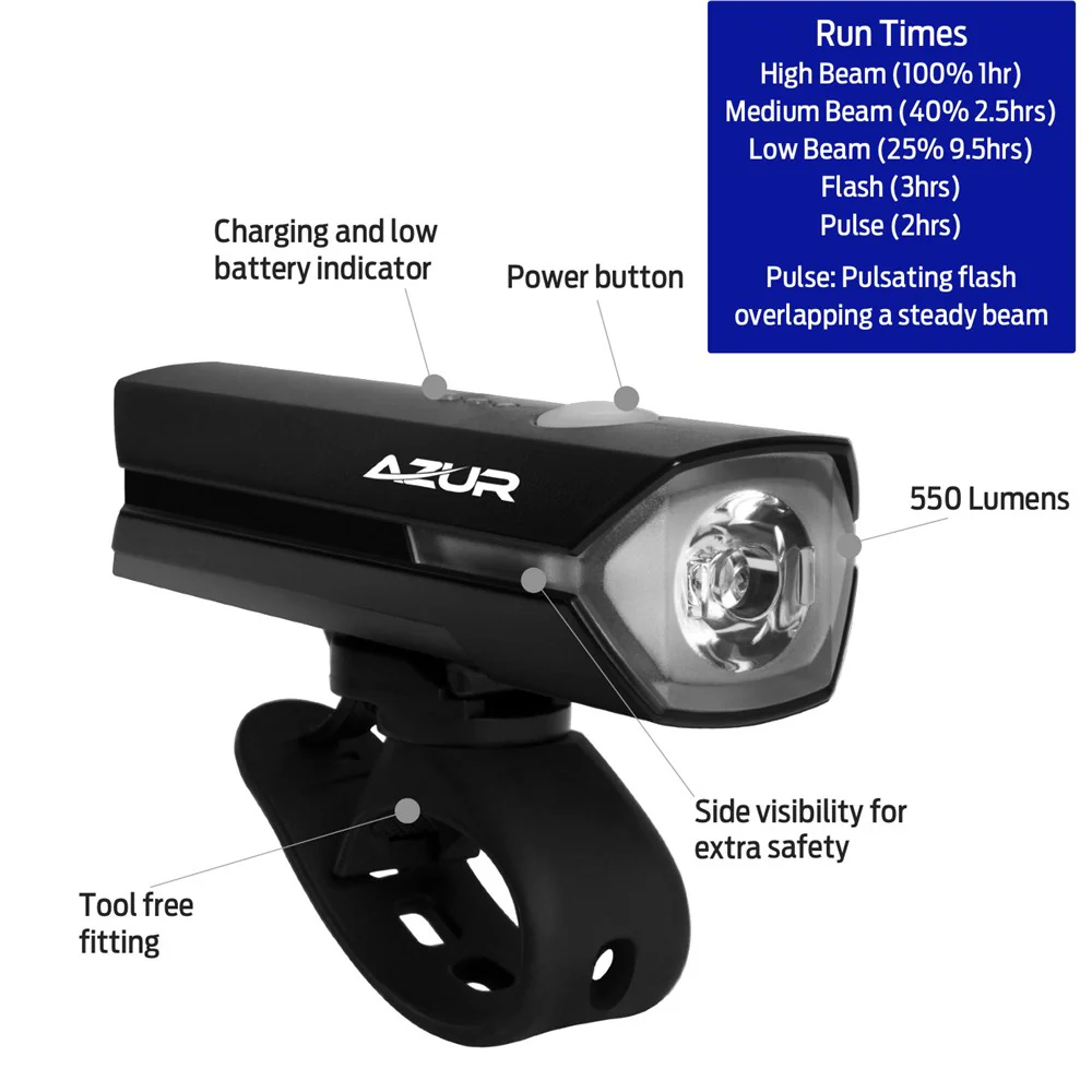 Azur Ursa Light Set 550/45 Lumens - Smart Brake Light - Image 2