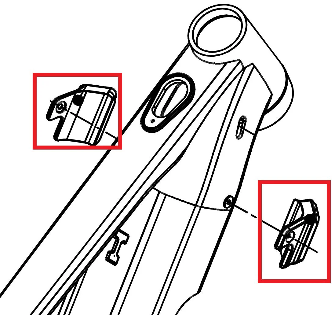 Downtube Fork Bumper Stop - Image 2
