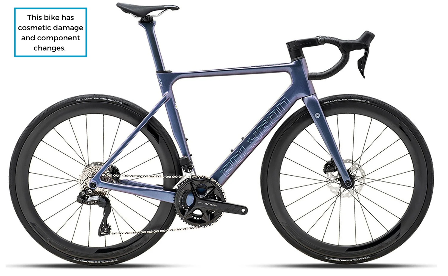 Ex Demo - Polygon Helios A7X - 105 Di2 Carbon Road Bike XL1