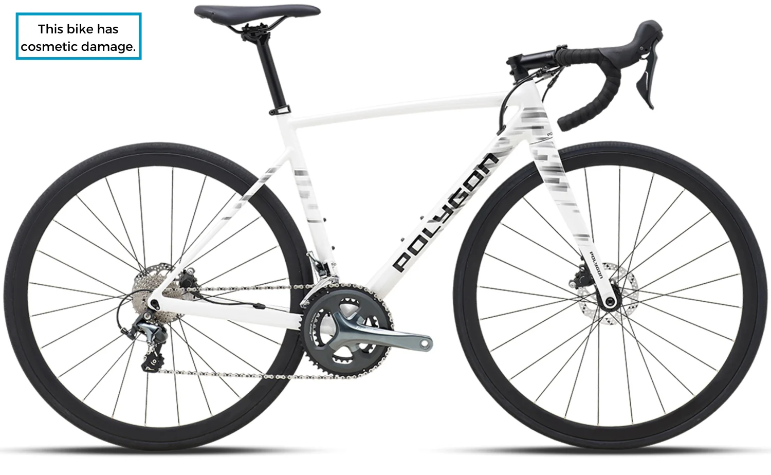 Ex Demo - Polygon Strattos S4 Disc - Tiagra Alloy Road Bike XL1