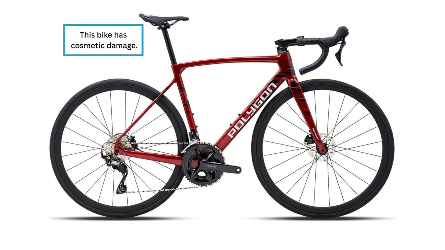 Ex Demo - Polygon Strattos S7 Disc - 105 Carbon Road Bike S2
