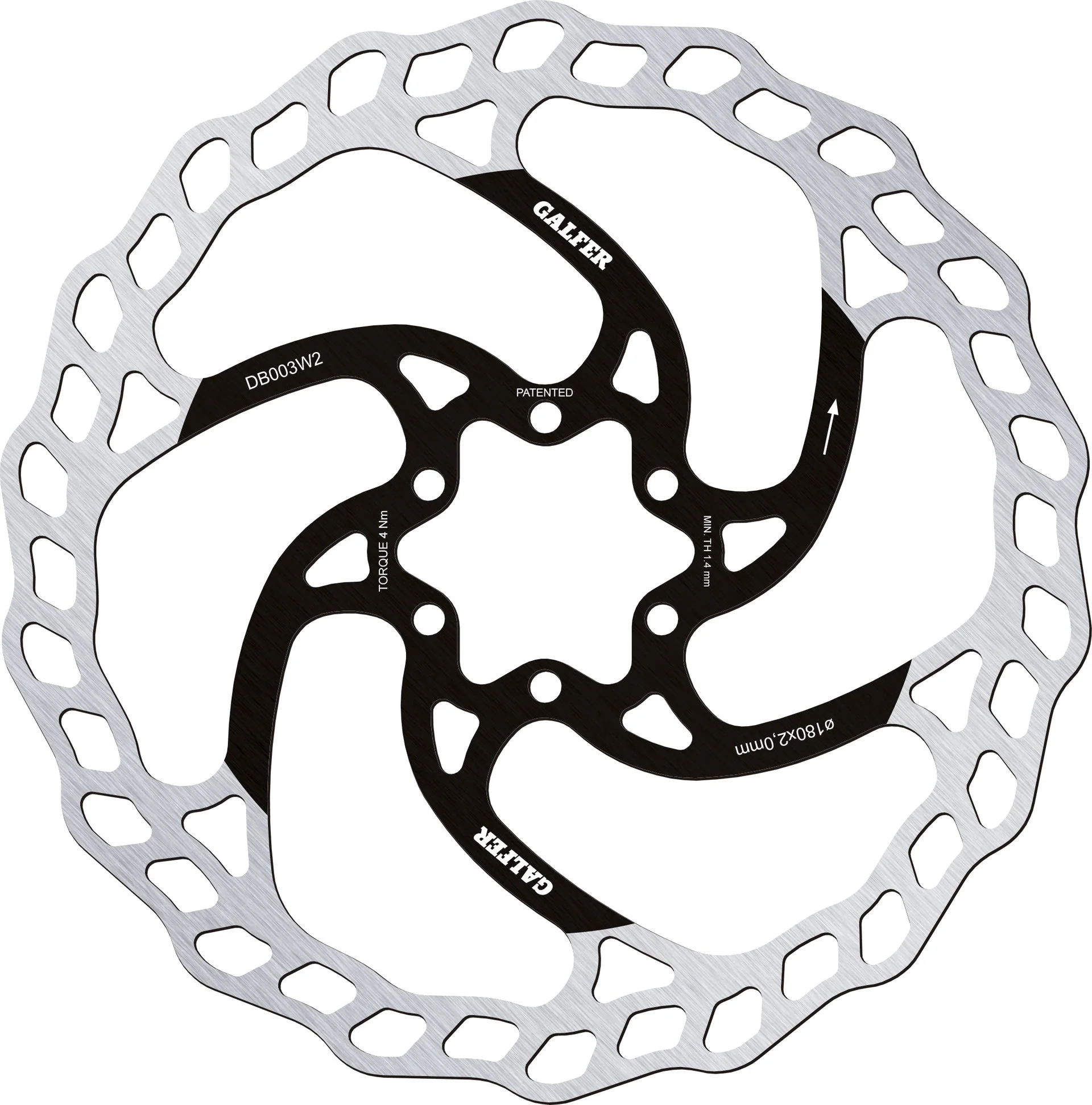 Galfer Fixed Disc Wave Rotor