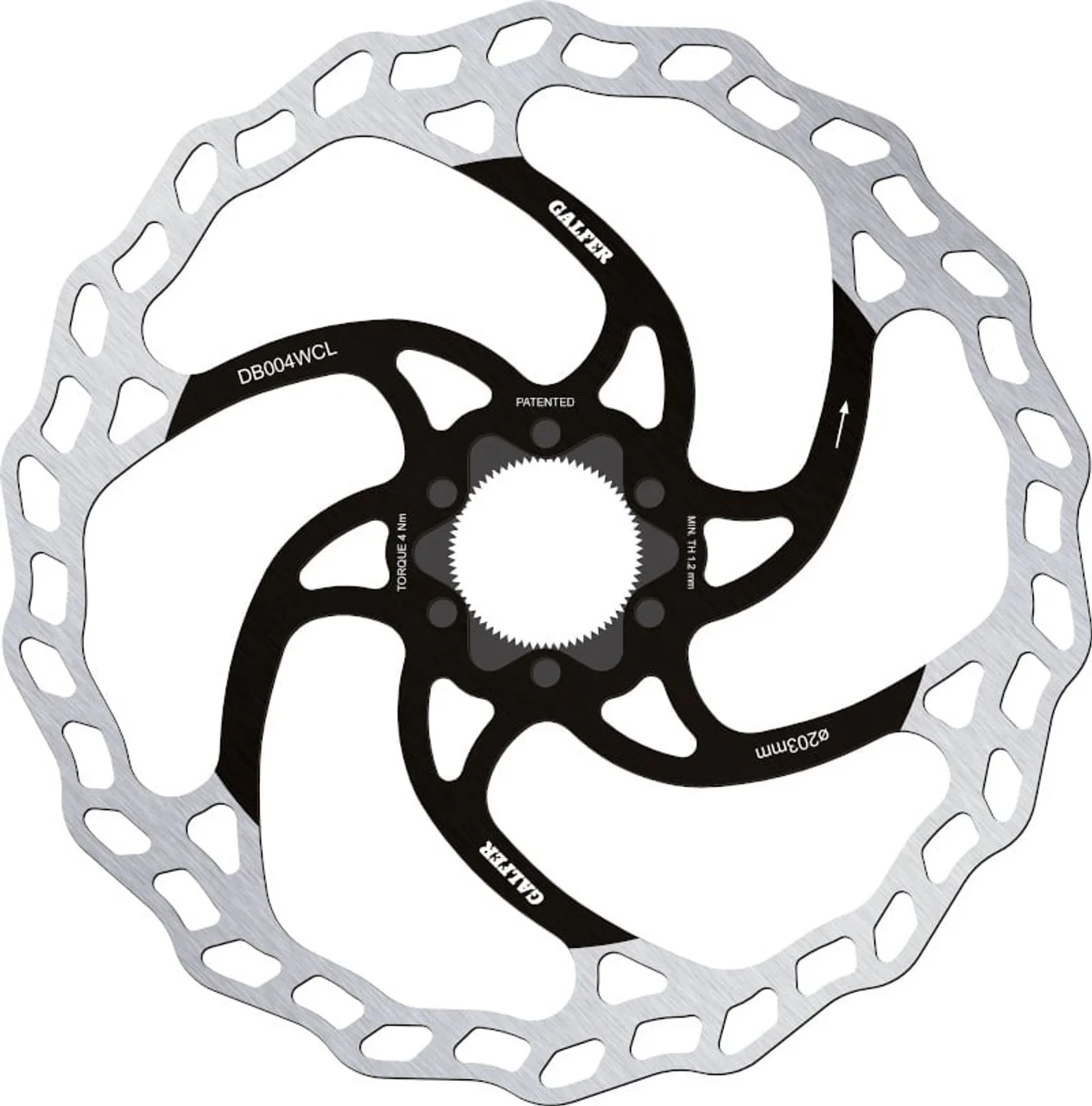 Galfer Fixed Disc Wave Rotor - Image 2