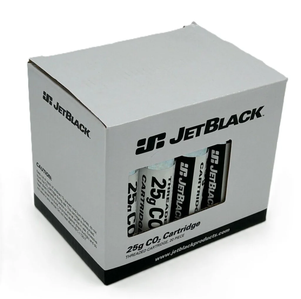 JetBlack 25 Gram Threaded CO2 Cartridges - Image 2