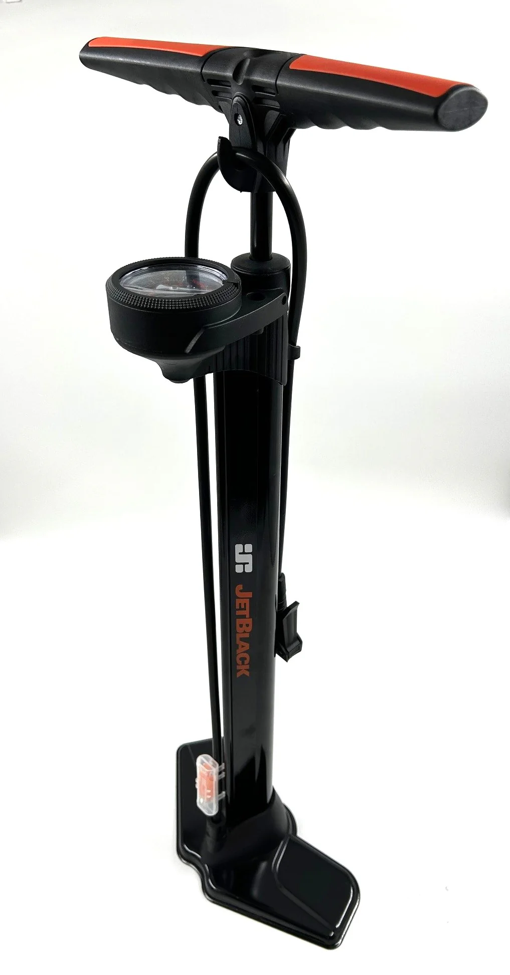 JetBlack Good Fella Top Mounted Gauge Steel Floor Pump With Smart Head