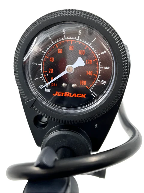 JetBlack Good Fella Top Mounted Gauge Steel Floor Pump With Smart Head - Image 2