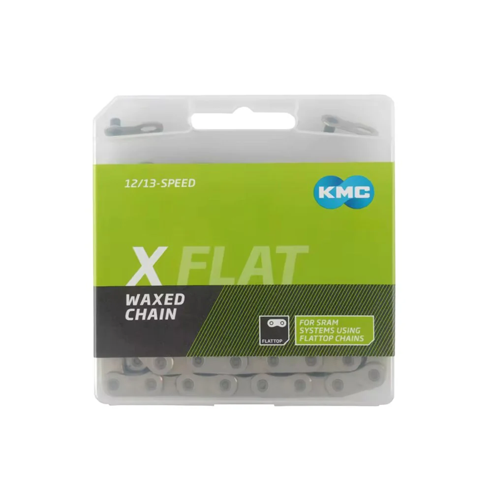 KMC XFSI - Chain X FlatW 12-13 Speed Silver/Black - Pre Waxed - Image 2