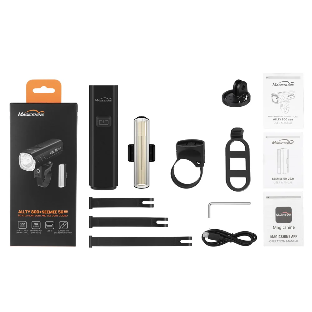 MAGICSHINE Allty 800 & SeeMee 50V2 - Combo Light Set - USB-C - Image 2