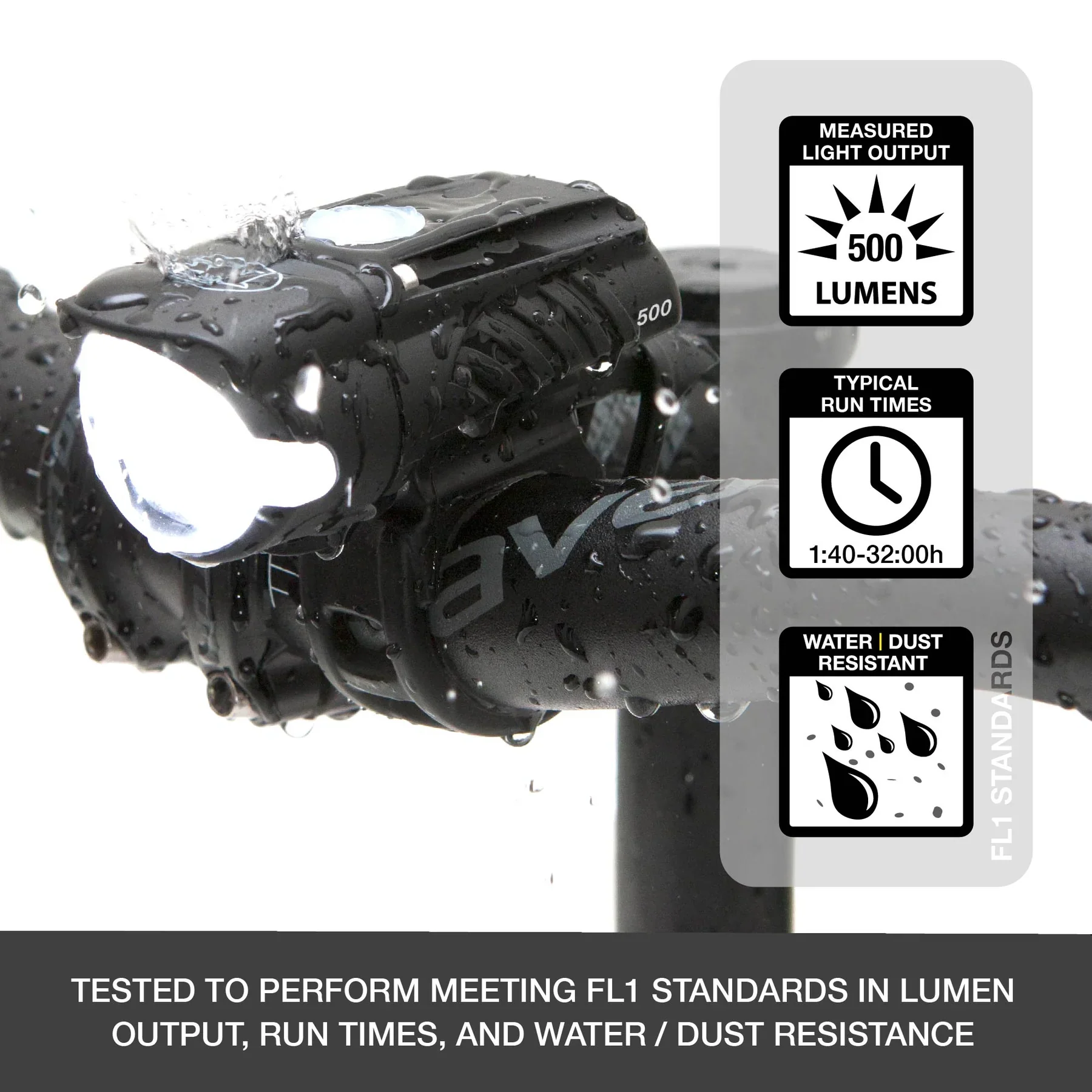 NiteRider Swift 500 LED Front Light - Image 2