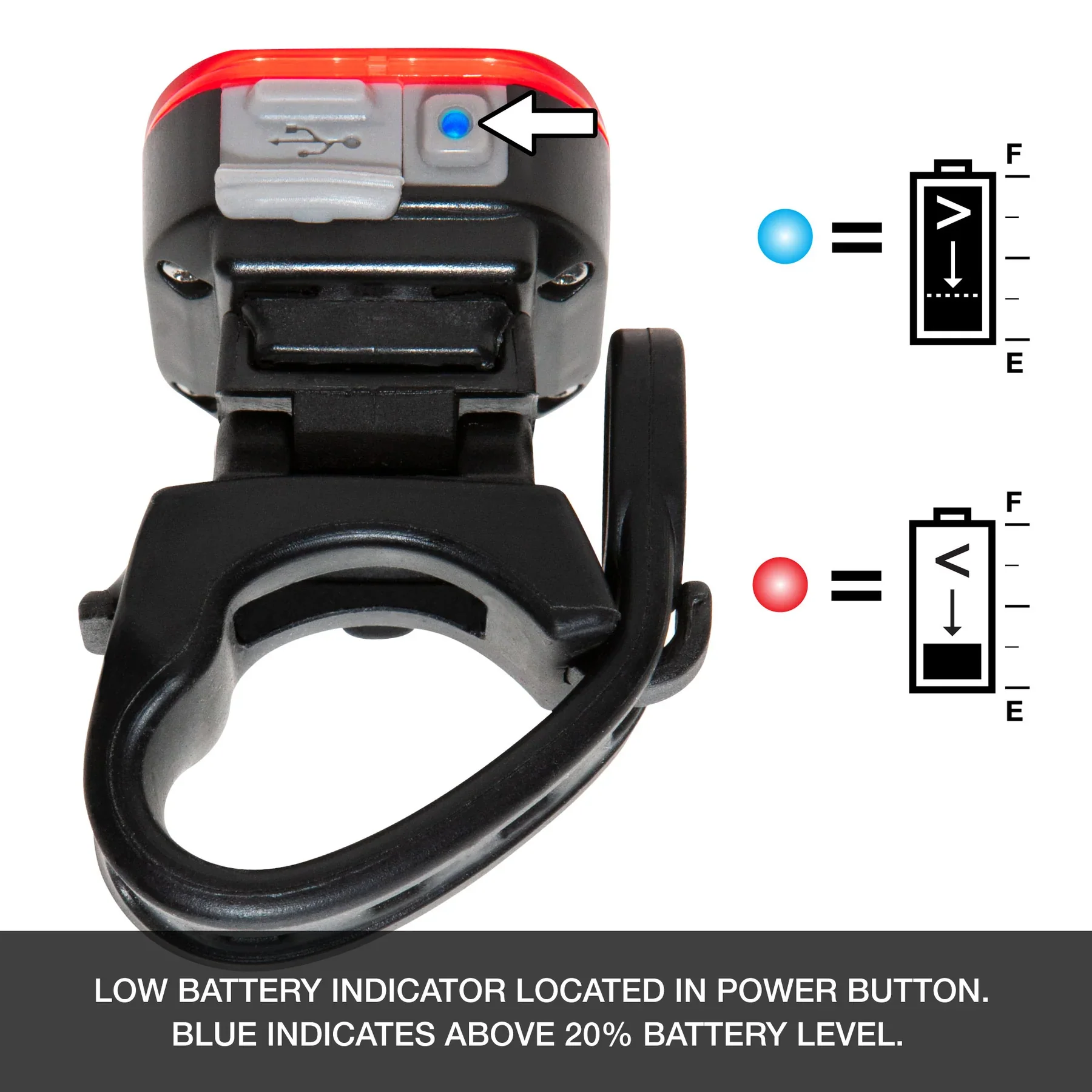 NiteRider Vmax+ 180 ALTO USB-C Rear Light with Brake Sensing - Image 8