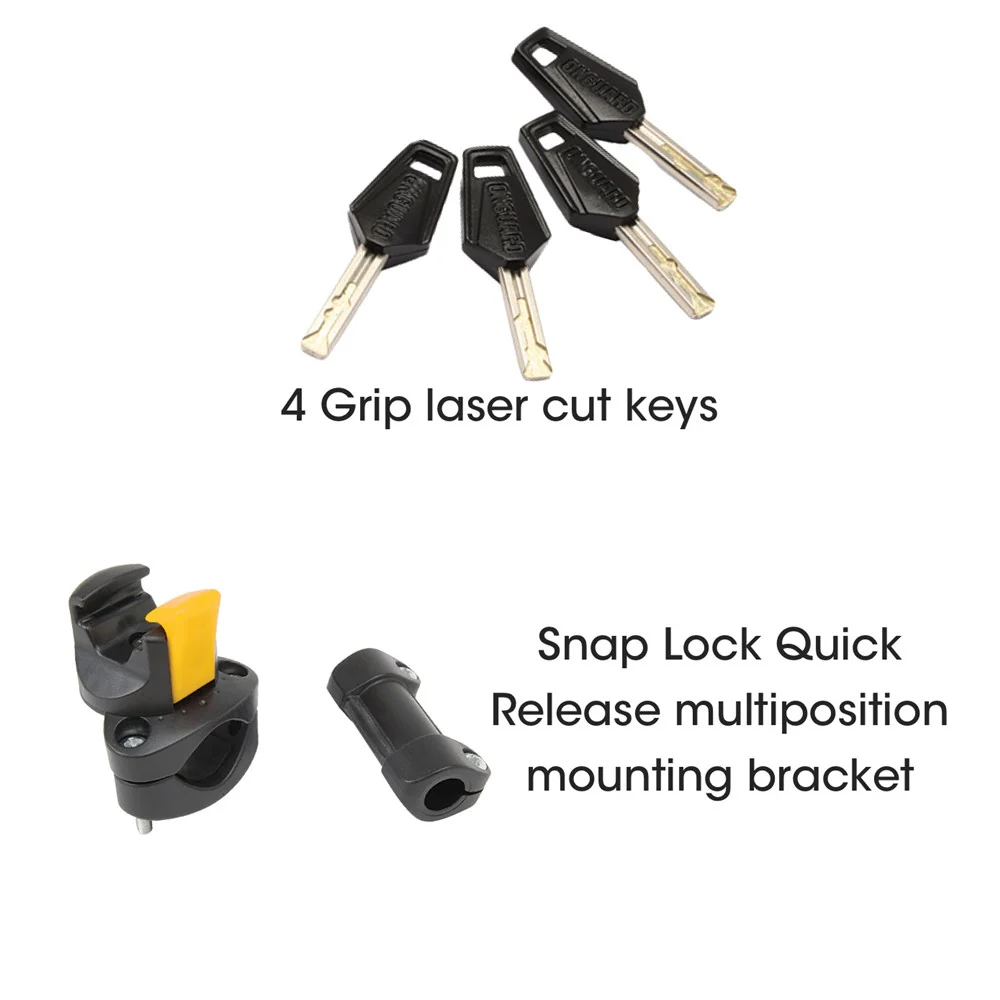 OnGuard Pitbull Series Standard U-Lock Keyed - 11.5cm x 23cm D 14mm - Image 4