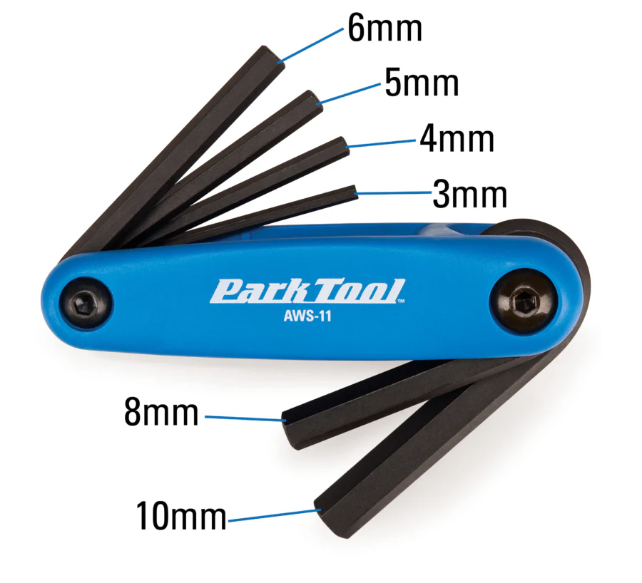 Park Tool Multi-Tool Hex 3-10mm AWS-11 - Image 2