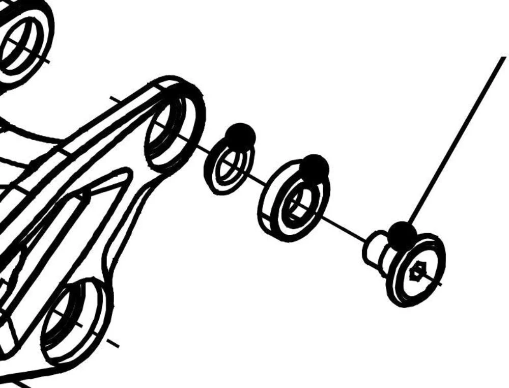 Rear Shock Trunnion Bolt - Image 2