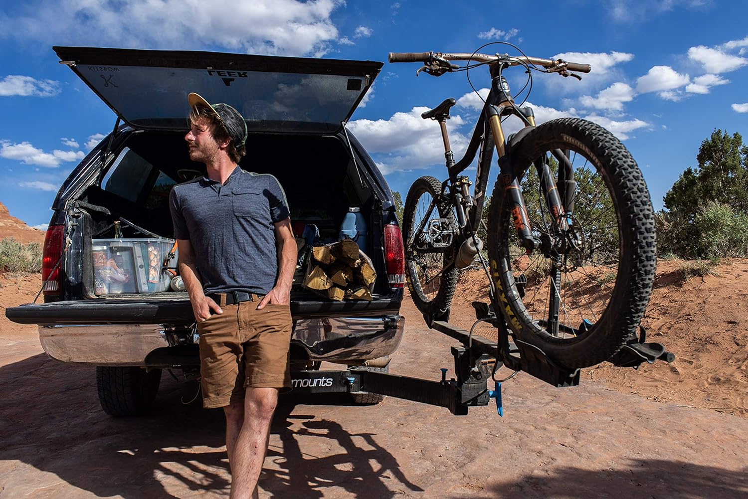 Rockymounts Backstage 2 Bikes Fold Tilt Swing 2 Hitch - Bike Rack - Image 7