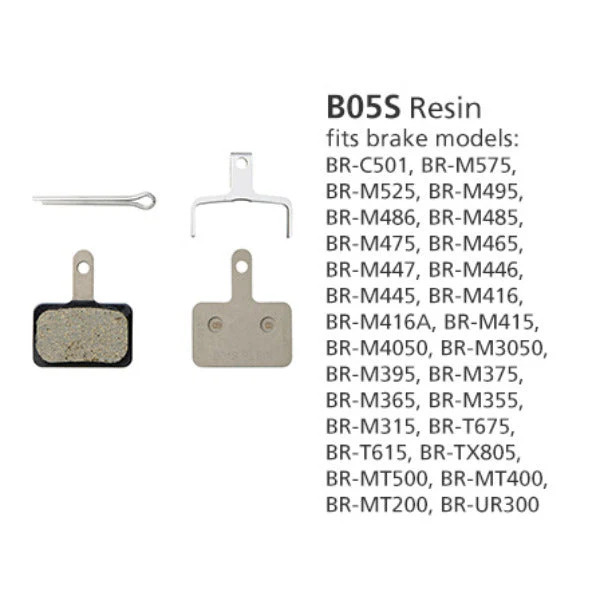 Shimano B05S Resin Pads and Spring - Image 3