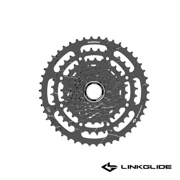 Shimano Cues CS-LG400 9-Speed Cassette 11-46T LinkGlide Only