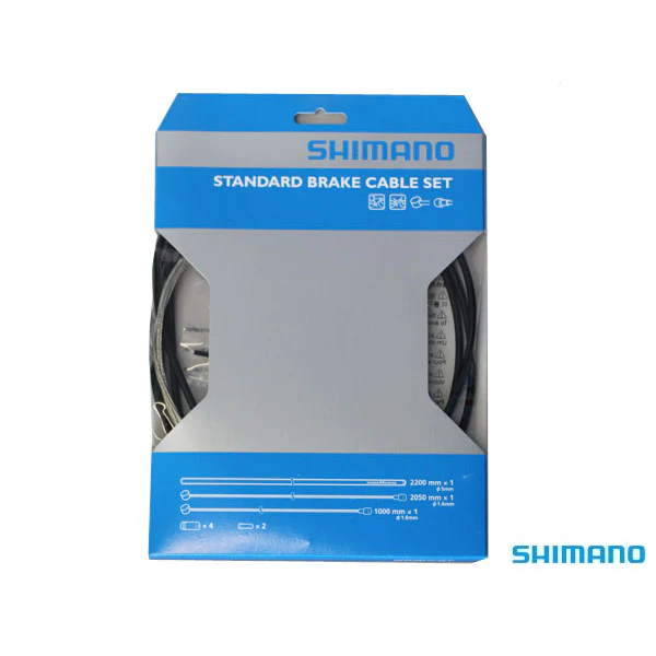 Shimano MTB Stainless Brake Cable and Housing Set Black