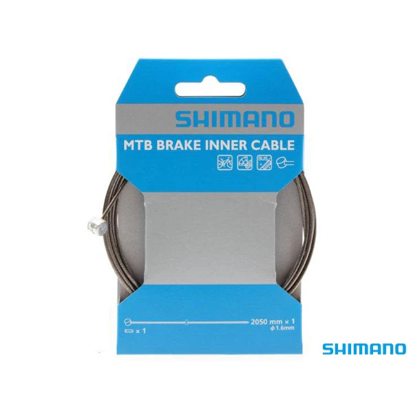 Shimano Stainless Mountain Brake Cable - 1.6 x 2050mm
