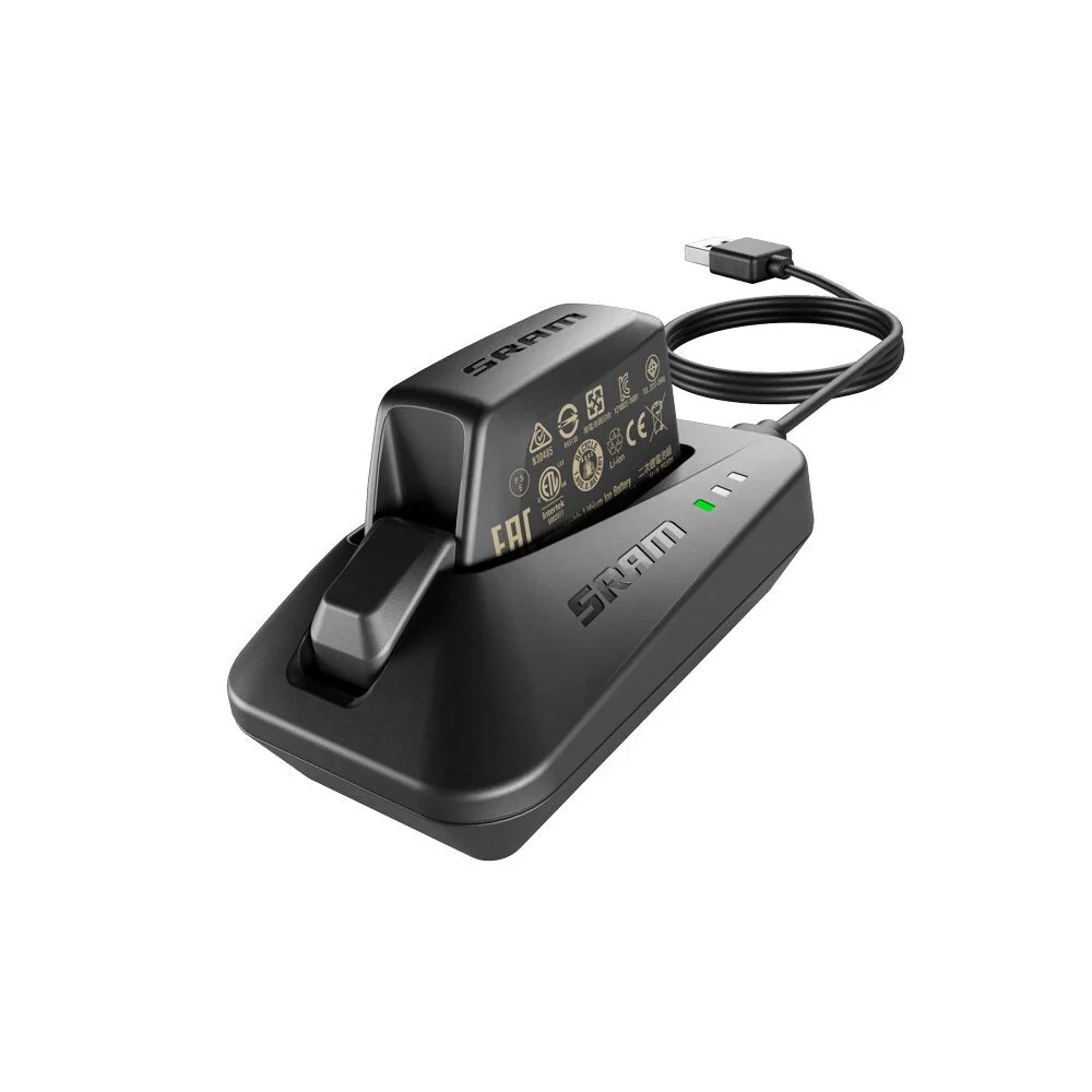 SRAM eTap Battery Charger and Cord- Battery Dock USB plug-in - Image 2