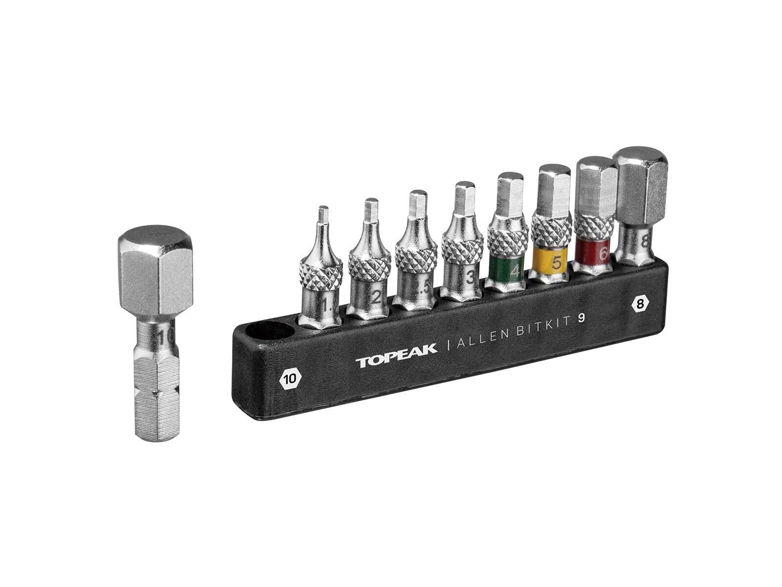 Topeak Allen Bitkit - 9 Piece Torx Bit Set - Image 2