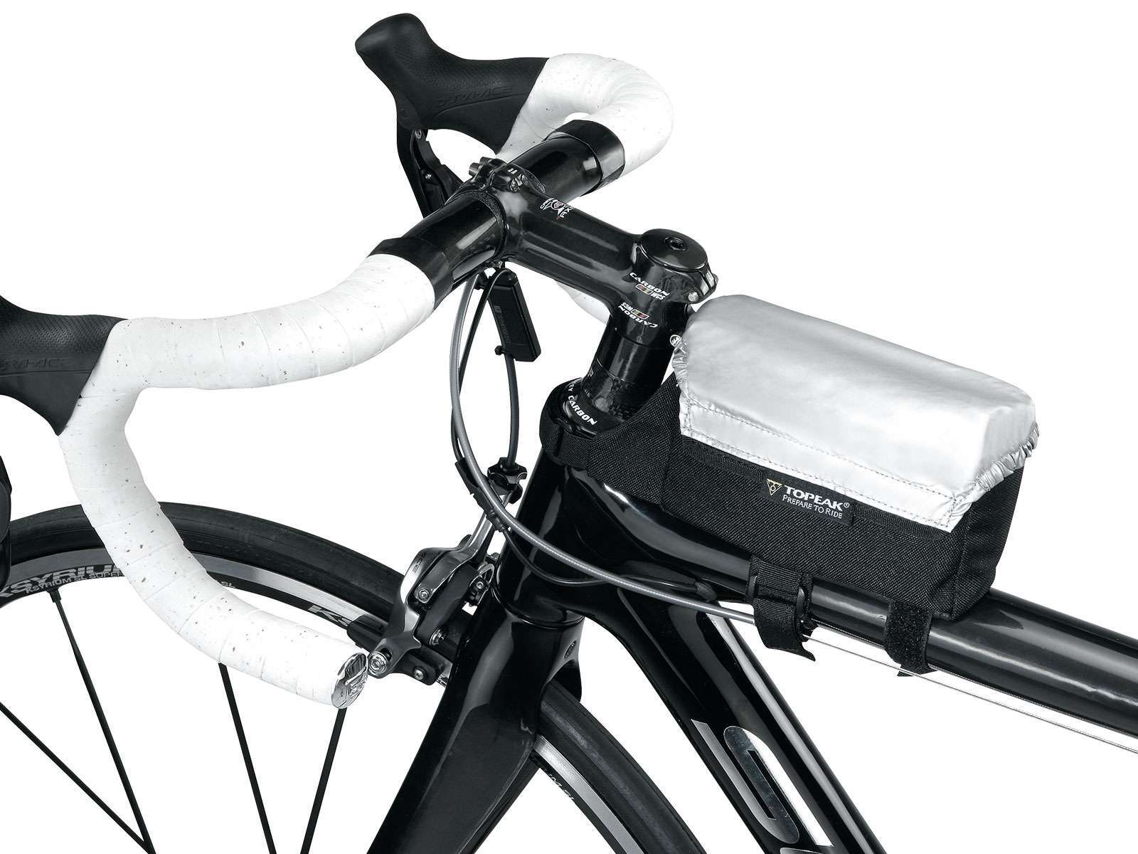 Topeak TriBag All Weather - Top Tube Bag with Rain Cover - Image 4