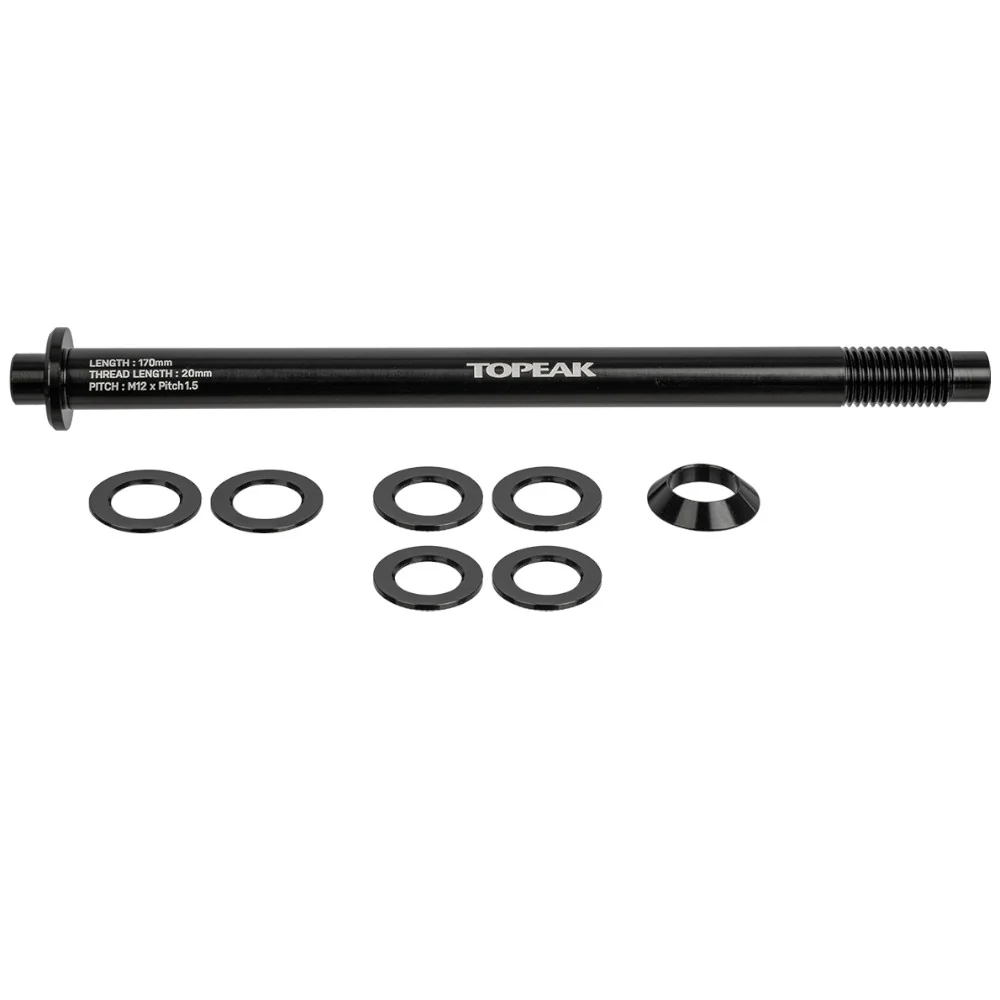 TOPEAK ZI:RAK THRU-AXLE 12 X 1.5MM