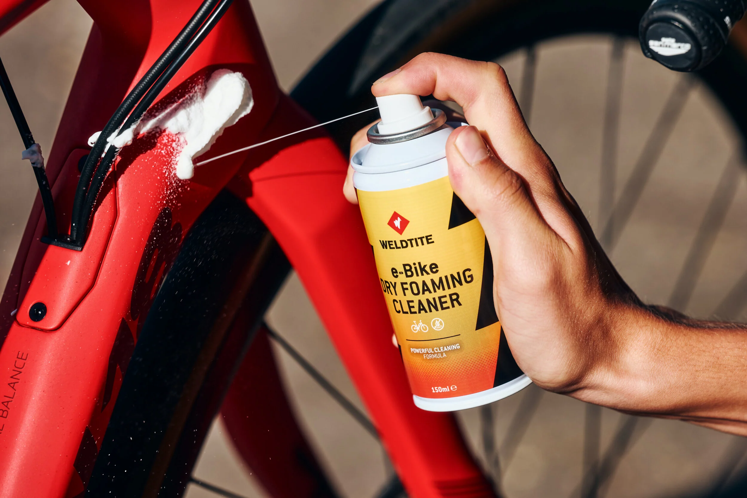 Weldtite eBike Foam Cleaner Aerosol Spray 150ml - Image 3